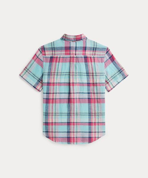 POLO RALPH LAUREN / ポロ ラルフ ローレン 未設定 | (ボーイズ 8才～20才)チェック リネン シャツ | 詳細1