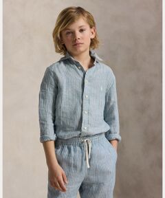 POLO RALPH LAUREN / ポロ ラルフ ローレン 未設定 | (ボーイズ 8才～20才)ストライプド リネン シャツ