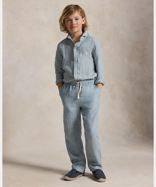 POLO RALPH LAUREN / ポロ ラルフ ローレン シャツ・ブラウス | (ボーイズ 8才～20才)ストライプド リネン シャツ | 詳細3