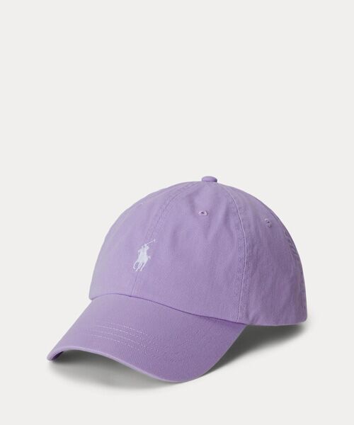 POLO RALPH LAUREN / ポロ ラルフ ローレン キャップ | コットン チノ ボール キャップ（500パープル）