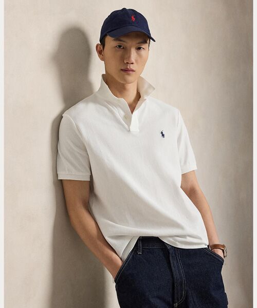POLO RALPH LAUREN / ポロ ラルフ ローレン ポロシャツ | クラシック フィット メッシュ ポロシャツ（100ホワイト）