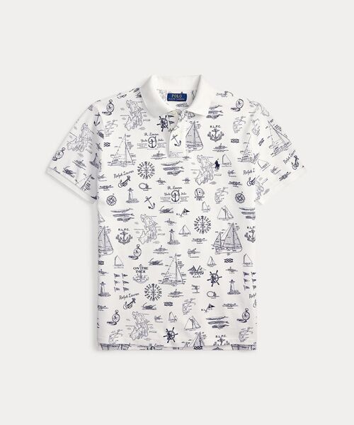 POLO RALPH LAUREN / ポロ ラルフ ローレン ポロシャツ | カスタム スリム フィット ノーティカル メッシュ ポロシャツ | 詳細1