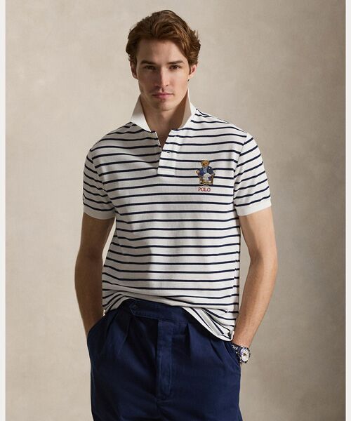 POLO RALPH LAUREN / ポロ ラルフ ローレン ポロシャツ | カスタム スリム フィット Polo ベア ポロシャツ（100ホワイト）