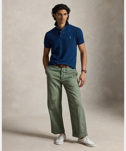 POLO RALPH LAUREN / ポロ ラルフ ローレン ポロシャツ | クラシック フィット インディゴ メッシュ ポロシャツ | 詳細2