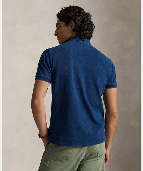 POLO RALPH LAUREN / ポロ ラルフ ローレン ポロシャツ | クラシック フィット インディゴ メッシュ ポロシャツ | 詳細3