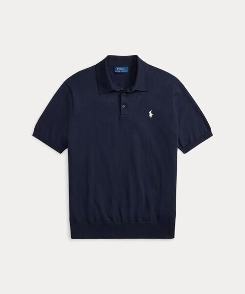 POLO RALPH LAUREN / ポロ ラルフ ローレン ニット・セーター | コットン ポロカラー セーター | 詳細1
