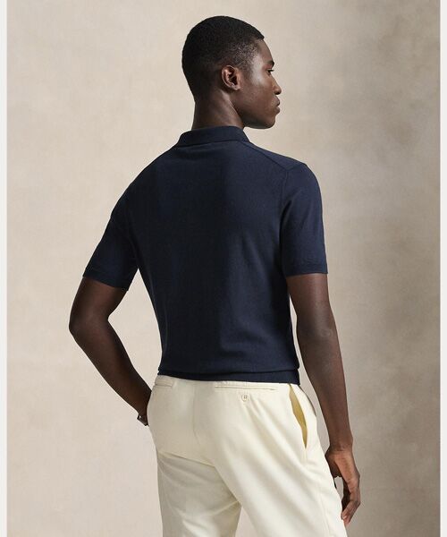POLO RALPH LAUREN / ポロ ラルフ ローレン ニット・セーター | コットン ポロカラー セーター | 詳細3