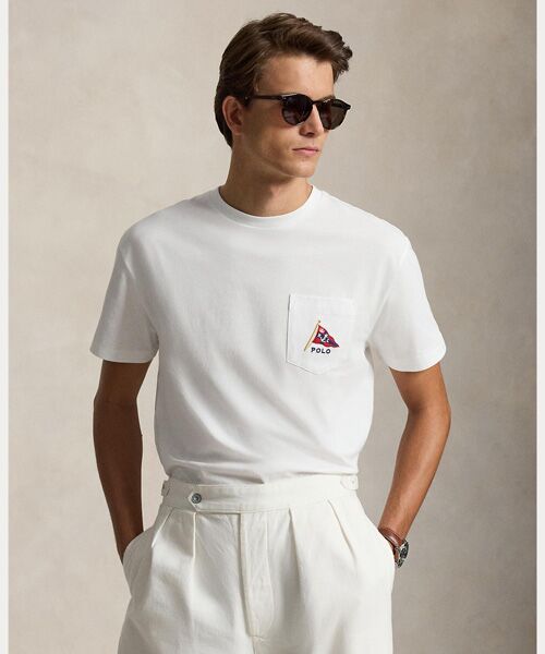 POLO RALPH LAUREN / ポロ ラルフ ローレン Tシャツ | クラシック フィット Polo ベア ジャージー Tシャツ(100ホワイト)