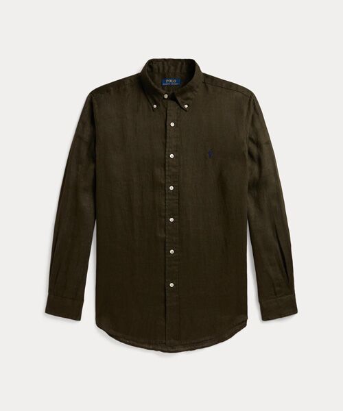 POLO RALPH LAUREN / ポロ ラルフ ローレン シャツ・ブラウス | クラシック フィット リネン シャツ(300グリーン)