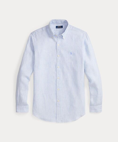 POLO RALPH LAUREN / ポロ ラルフ ローレン シャツ・ブラウス | クラシック フィット ストライプド リネン シャツ | 詳細1