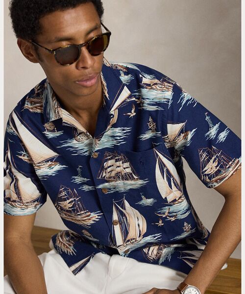 POLO RALPH LAUREN / ポロ ラルフ ローレン シャツ・ブラウス | クラシック フィット セールボートプリント オックスフォード シャツ | 詳細4