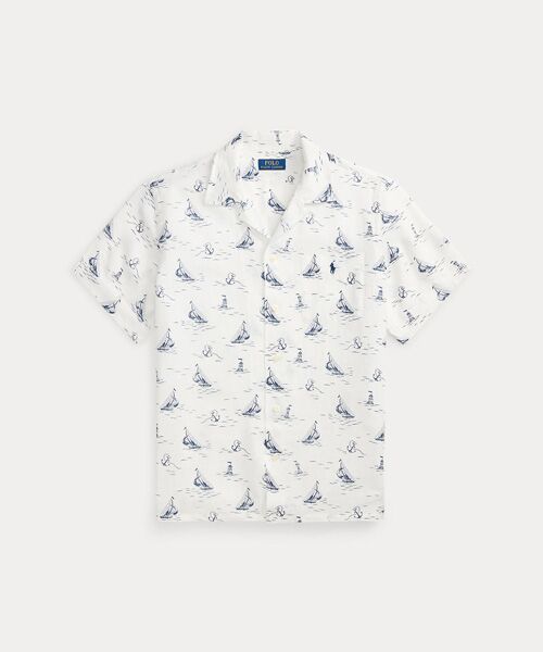POLO RALPH LAUREN / ポロ ラルフ ローレン シャツ・ブラウス | クラシック フィット ノーティカルプリント リネン シャツ | 詳細1
