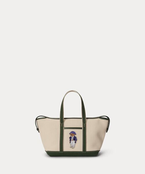 POLO RALPH LAUREN / ポロ ラルフ ローレン トートバッグ | Polo ベア キャンバス ミニ ショッパー トート（101ナチュラル）