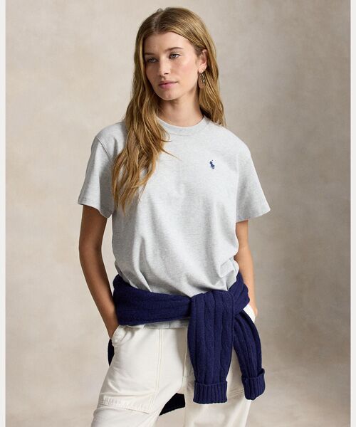 POLO RALPH LAUREN / ポロ ラルフ ローレン Tシャツ | ロゴ コットン ジャージー Tシャツ（020グレー）