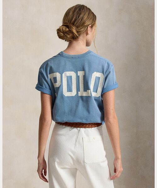 POLO RALPH LAUREN / ポロ ラルフ ローレン Tシャツ | ロゴ コットン ジャージー Tシャツ | 詳細3