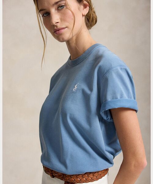 POLO RALPH LAUREN / ポロ ラルフ ローレン Tシャツ | ロゴ コットン ジャージー Tシャツ | 詳細4