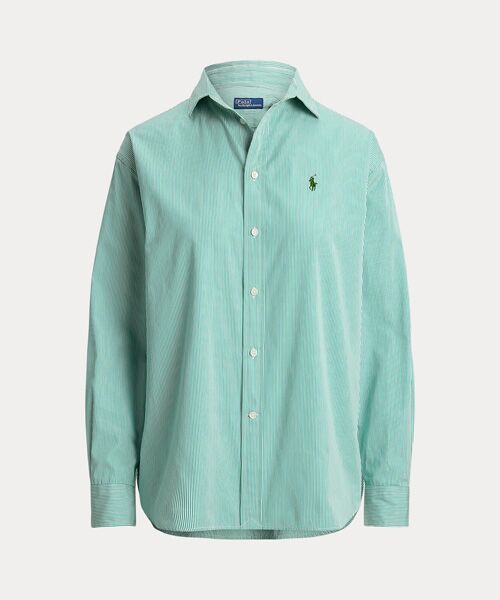 POLO RALPH LAUREN / ポロ ラルフ ローレン 未設定 | リラックス フィット ストライプド コットン シャツ | 詳細1