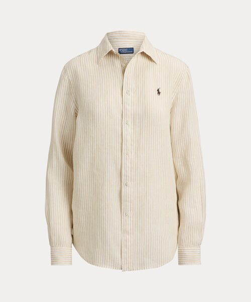 POLO RALPH LAUREN / ポロ ラルフ ローレン シャツ・ブラウス | クラシック フィット ストライプド リネン シャツ | 詳細1