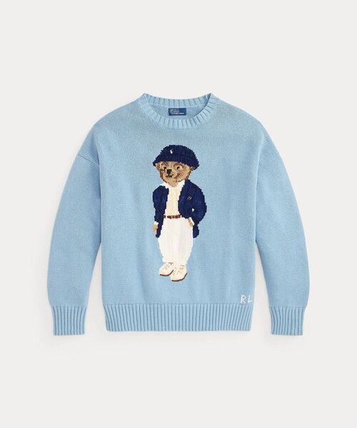 POLO RALPH LAUREN / ポロ ラルフ ローレン ニット・セーター | Polo ベア オーバーサイズ コットン セーター | 詳細1