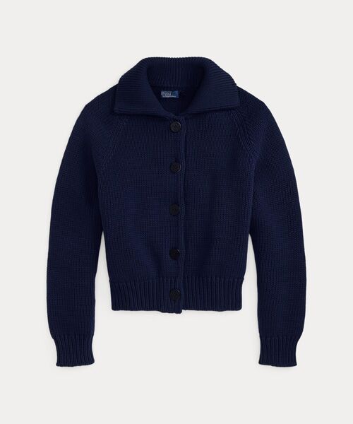 POLO RALPH LAUREN / ポロ ラルフ ローレン カーディガン・ボレロ | コットンブレンド ボタンド カーディガン | 詳細1