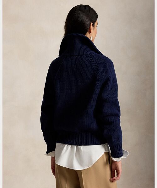 POLO RALPH LAUREN / ポロ ラルフ ローレン カーディガン・ボレロ | コットンブレンド ボタンド カーディガン | 詳細3