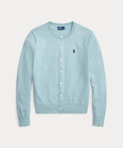 POLO RALPH LAUREN / ポロ ラルフ ローレン カーディガン・ボレロ | コットン クルーネック カーディガン | 詳細1