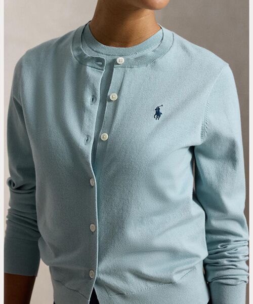 POLO RALPH LAUREN / ポロ ラルフ ローレン カーディガン・ボレロ | コットン クルーネック カーディガン | 詳細4