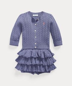 POLO RALPH LAUREN / ポロ ラルフ ローレン ベビー・キッズウエア | (ベビー)ミニケーブル コットン カーディガン & スコート