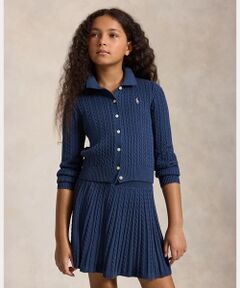 POLO RALPH LAUREN / ポロ ラルフ ローレン カーディガン・ボレロ | (ガールズ 7才～16才)コットン Polo カーディガン & スカート セット