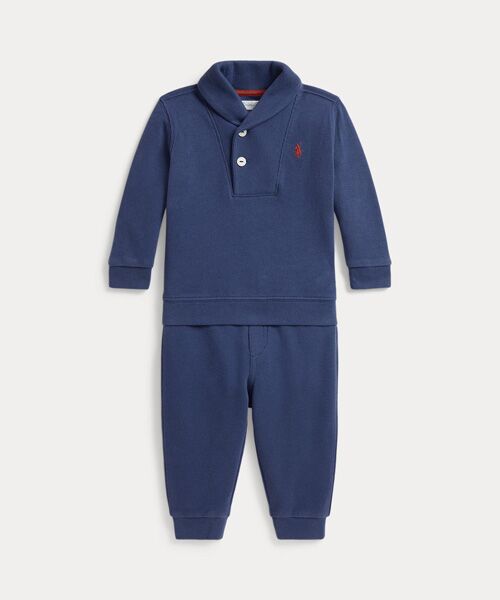 POLO RALPH LAUREN / ポロ ラルフ ローレン ベビー・キッズウエア | (ベビー)ダブルニット スウェットシャツ & パンツ(400ブルー)