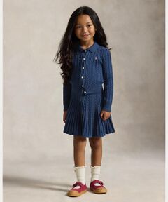 POLO RALPH LAUREN / ポロ ラルフ ローレン カーディガン・ボレロ | (ガールズ 2才～6才)コットン ポロ カーディガン & スカート セット