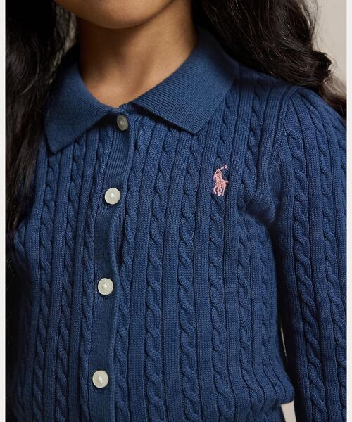 POLO RALPH LAUREN / ポロ ラルフ ローレン カーディガン・ボレロ | (ガールズ 2才~6才)コットン ポロ カーディガン & スカート セット | 詳細4