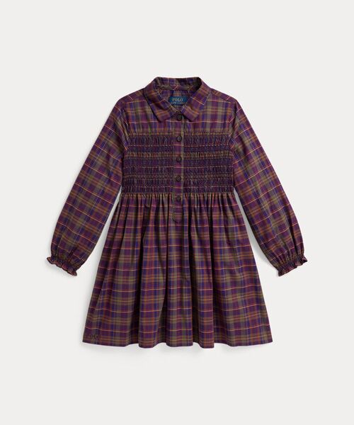 POLO RALPH LAUREN / ポロ ラルフ ローレン ミニ丈・ひざ丈ワンピース | (ガールズ 2才～6才)フローラル コットン ポプリン シャツドレス | 詳細1