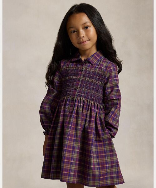 POLO RALPH LAUREN / ポロ ラルフ ローレン ミニ丈・ひざ丈ワンピース | (ガールズ 2才～6才)フローラル コットン ポプリン シャツドレス | 詳細3