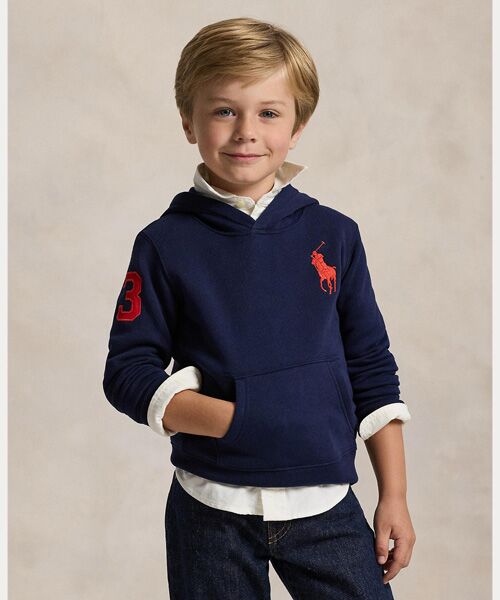 POLO RALPH LAUREN / ポロ ラルフ ローレン パーカー | (ボーイズ 2才~7才)Big Pony フリース フーディ(410ネイビー)