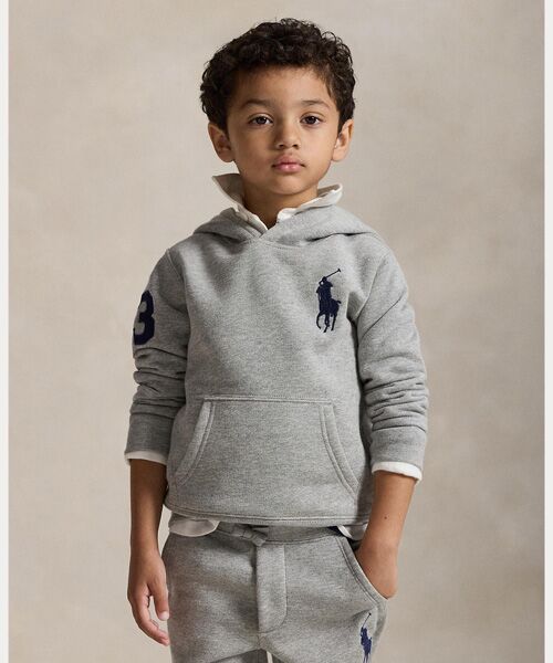 POLO RALPH LAUREN / ポロ ラルフ ローレン パーカー | (ボーイズ 2才~7才)Big Pony フリース フーディ(020グレー)