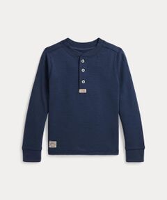 POLO RALPH LAUREN / ポロ ラルフ ローレン カットソー | (ボーイズ 2才～7才)ワッフルニット ヘンリーネック シャツ