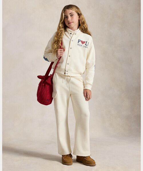 POLO RALPH LAUREN / ポロ ラルフ ローレン カーディガン・ボレロ | (ガールズ 7才~16才)ロゴ フリース カーディガン | 詳細3