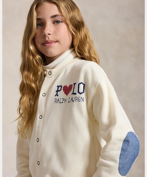 POLO RALPH LAUREN / ポロ ラルフ ローレン カーディガン・ボレロ | (ガールズ 7才~16才)ロゴ フリース カーディガン | 詳細4