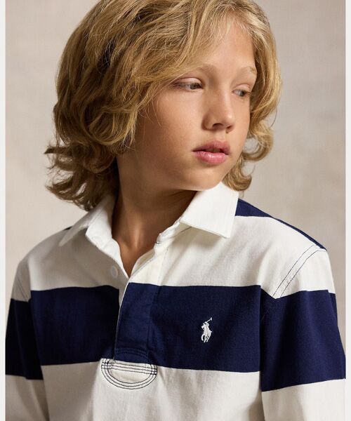 POLO RALPH LAUREN / ポロ ラルフ ローレン カットソー | (ボーイズ 8才～20才)アイコニック ラグビー シャツ | 詳細4