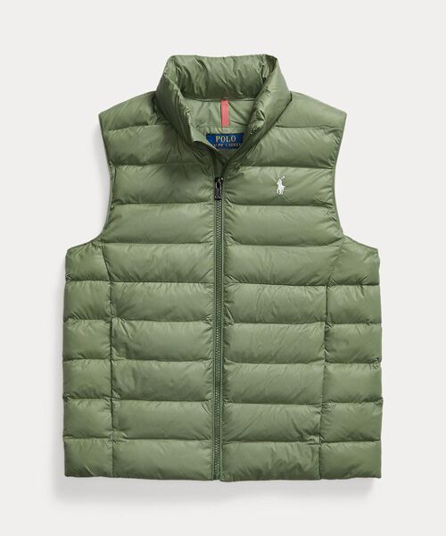 POLO RALPH LAUREN / ポロ ラルフ ローレン ダウンジャケット・ベスト | (ボーイズ 8才～20才)Colden パッカブル キルテッド ベスト（300グリーン）