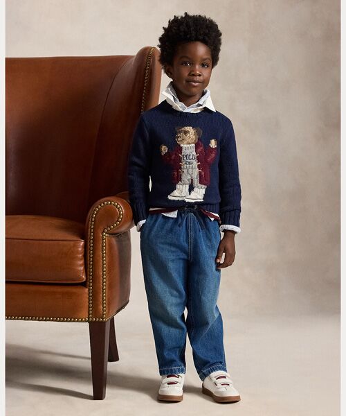 POLO RALPH LAUREN / ポロ ラルフ ローレン デニムパンツ | (ボーイズ 2才~7才)ビッグ フィット ジーンズ(400ブルー)