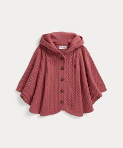 POLO RALPH LAUREN / ポロ ラルフ ローレン ベビー・キッズウエア | (ベビー)ミニケーブル コットン フーデッド ポンチョ