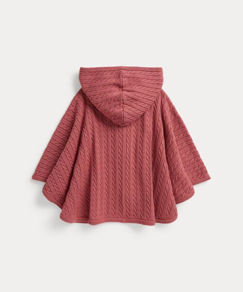 POLO RALPH LAUREN / ポロ ラルフ ローレン ベビー・キッズウエア | (ベビー)ミニケーブル コットン フーデッド ポンチョ | 詳細1