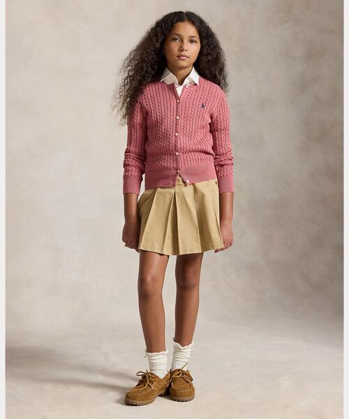 POLO RALPH LAUREN / ポロ ラルフ ローレン カーディガン・ボレロ | (ガールズ 7才~16才)ミニケーブル コットン カーディガン | 詳細3