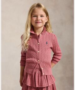 POLO RALPH LAUREN / ポロ ラルフ ローレン カーディガン・ボレロ | (ガールズ 2才～6才)ミニケーブル コットン カーディガン