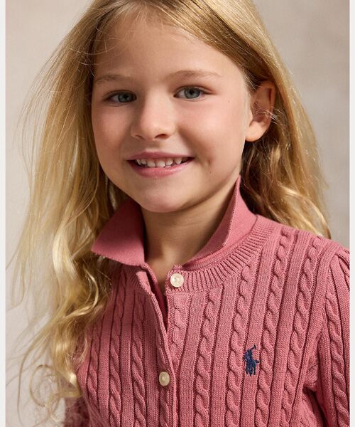 POLO RALPH LAUREN / ポロ ラルフ ローレン カーディガン・ボレロ | (ガールズ 2才～6才)ミニケーブル コットン カーディガン | 詳細4