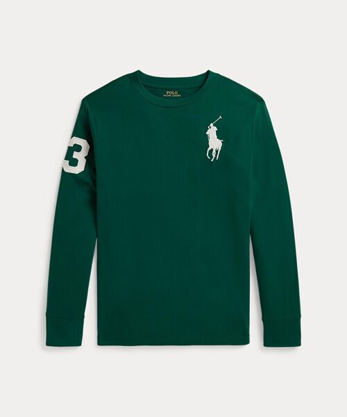 POLO RALPH LAUREN / ポロ ラルフ ローレン Tシャツ | (ボーイズ 8才~20才)Big Pony コットン ジャージー Tシャツ(301グリーン)