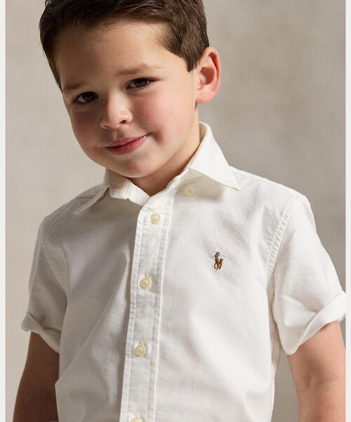 POLO RALPH LAUREN / ポロ ラルフ ローレン シャツ・ブラウス | (ボーイズ 2才～7才)コットン オックスフォード ショートスリーブ シャツ | 詳細4