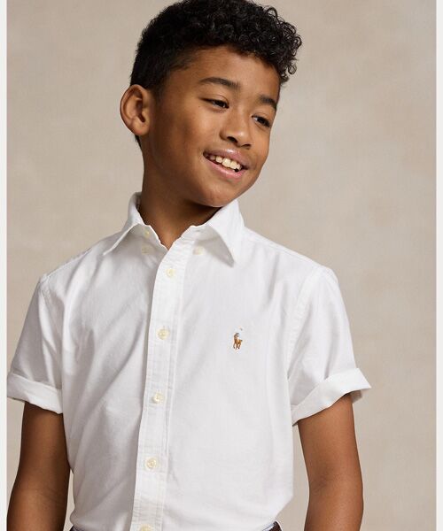 POLO RALPH LAUREN / ポロ ラルフ ローレン シャツ・ブラウス | (ボーイズ 8才~20才)コットン オックスフォード ショートスリーブ シャツ | 詳細4